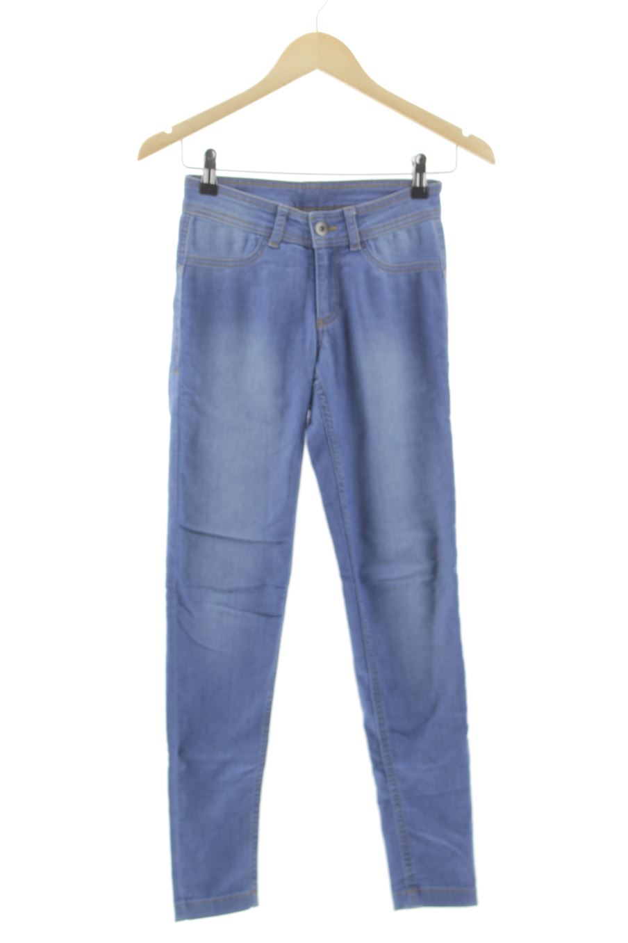 Jeans Calzedonia de la taille XS, de couleur bleu de denim