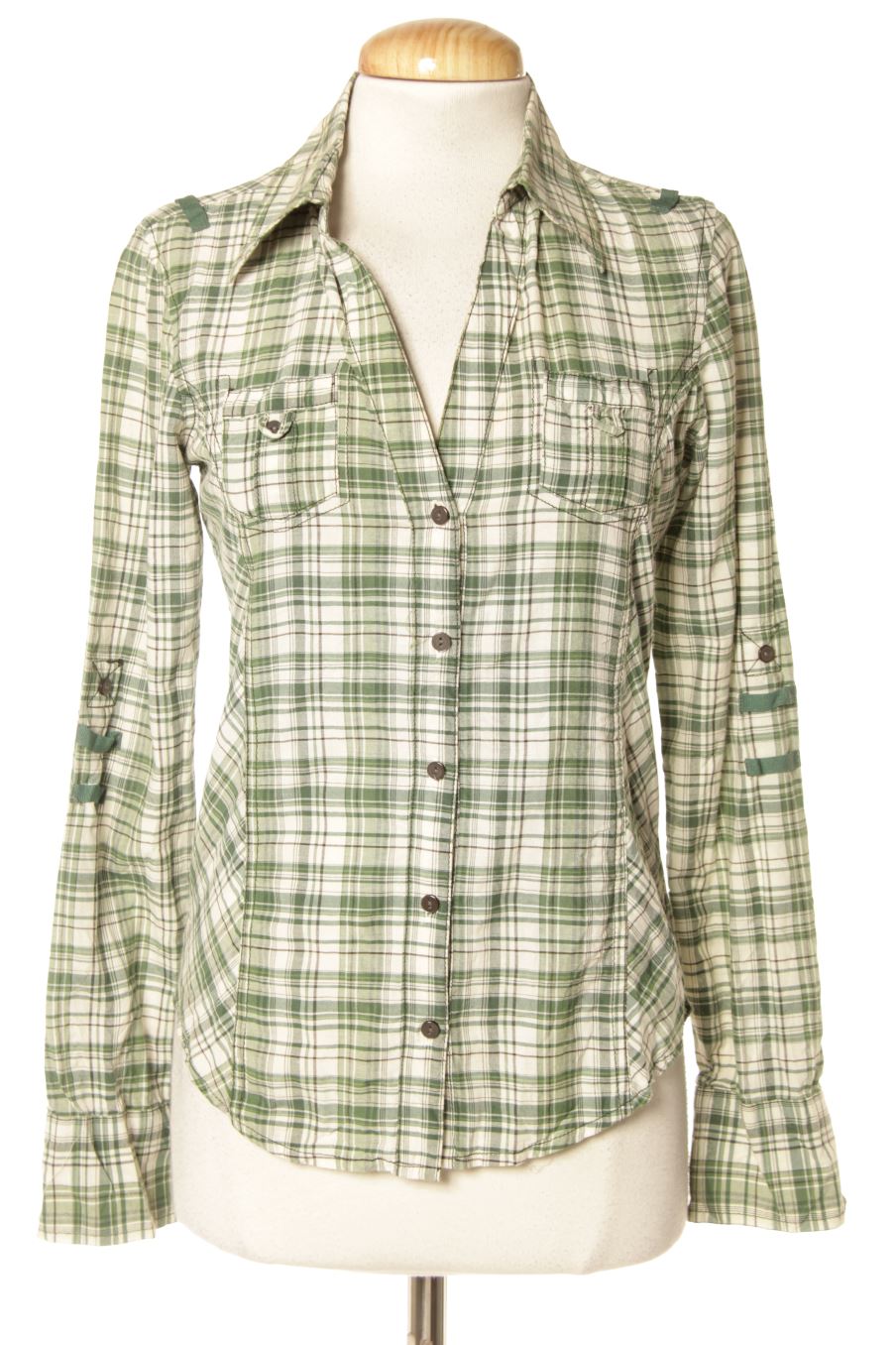 Camisa de Bershka de la talla S de color cuadros