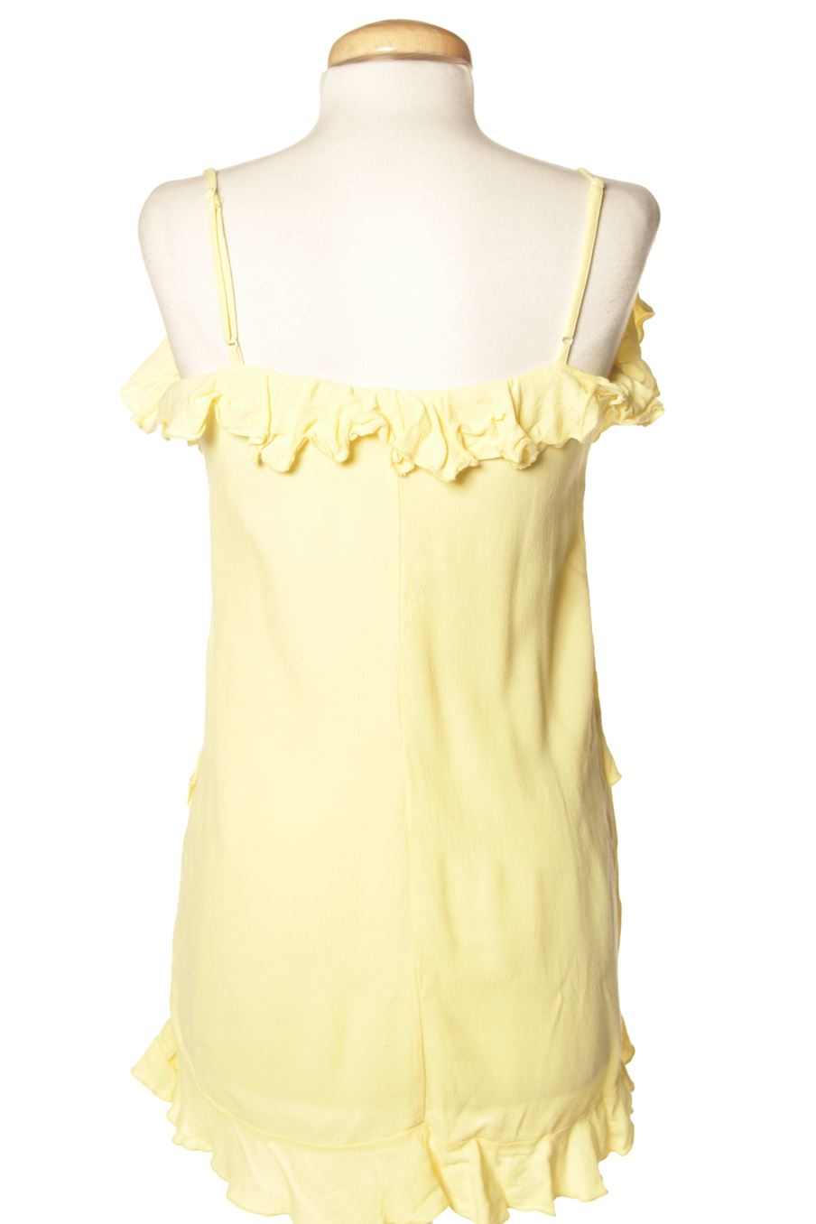 Robe casual H&M de la taille S, de couleur jaune