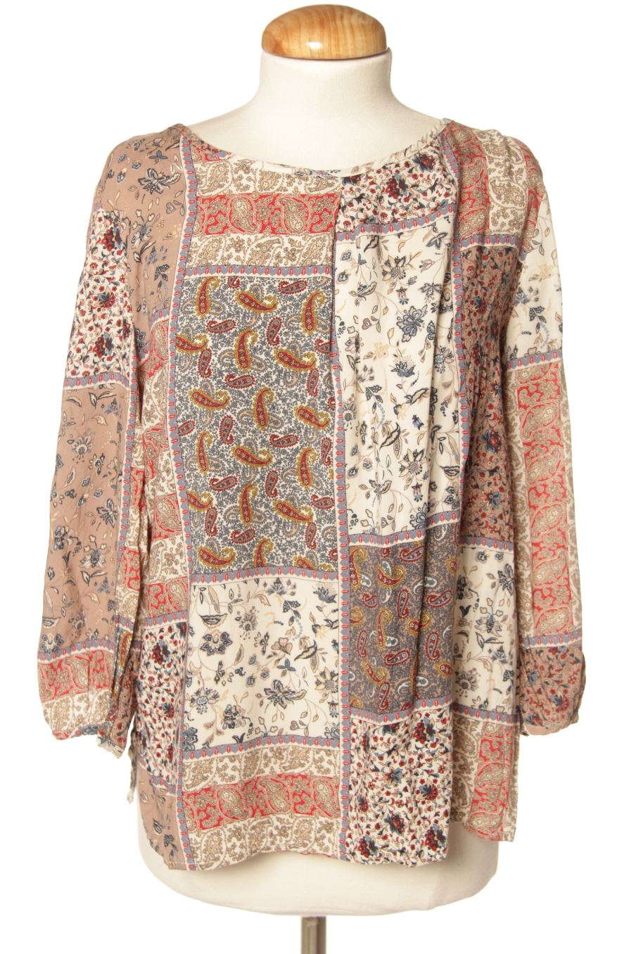 Blouse à manches longues Stradivarius de la taille L, de couleur imprimés