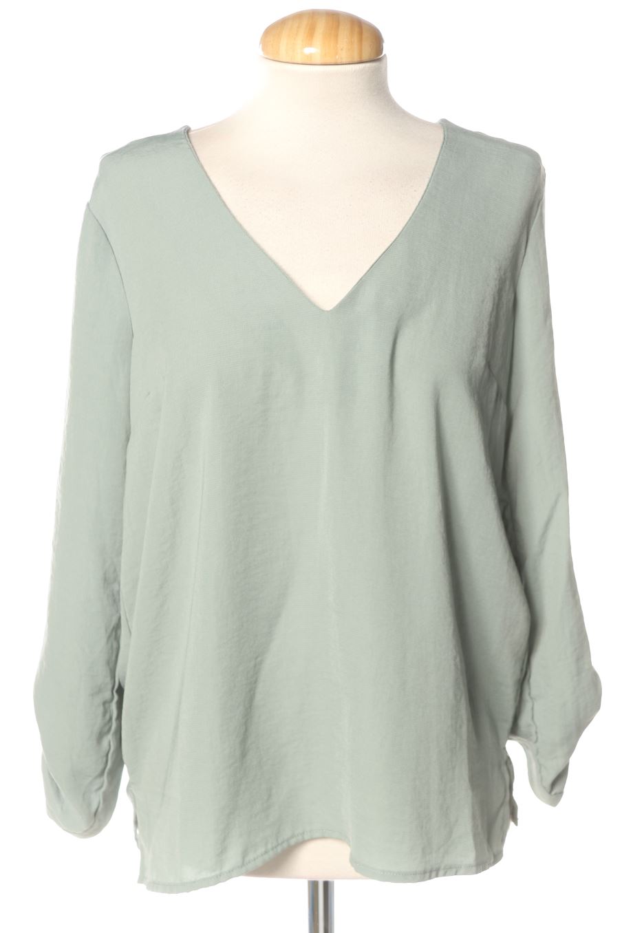 Blusa a maniche lunghe de Forever 21 de la talla S, de color turchese
