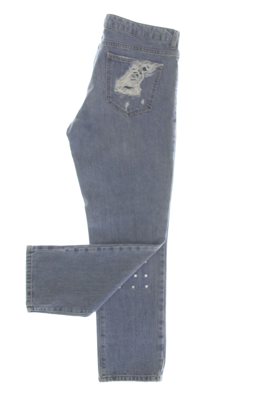 Jeans Mango de la taille 40, de couleur bleu de denim