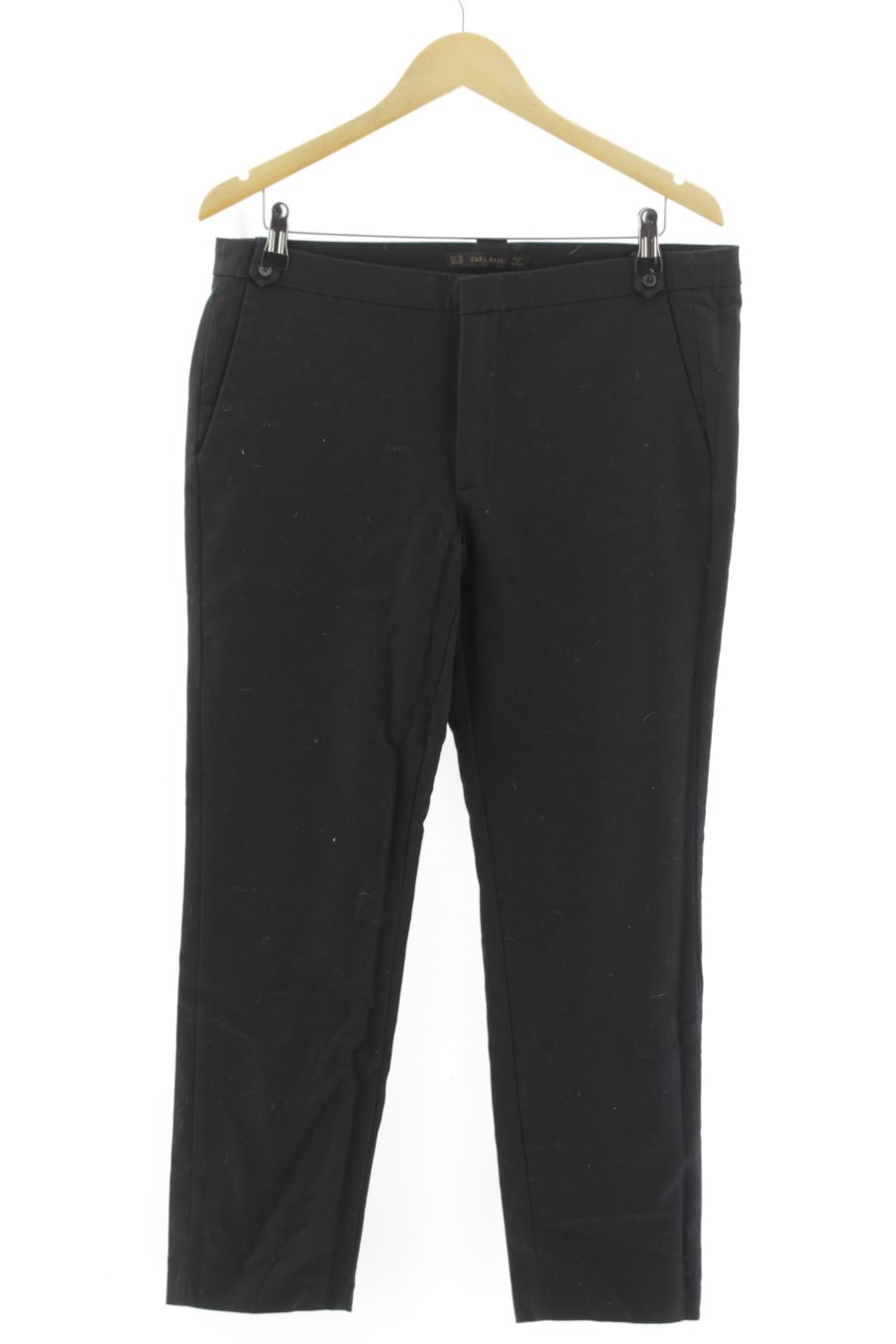 Pantalón de Zara de la talla XS, de color negro