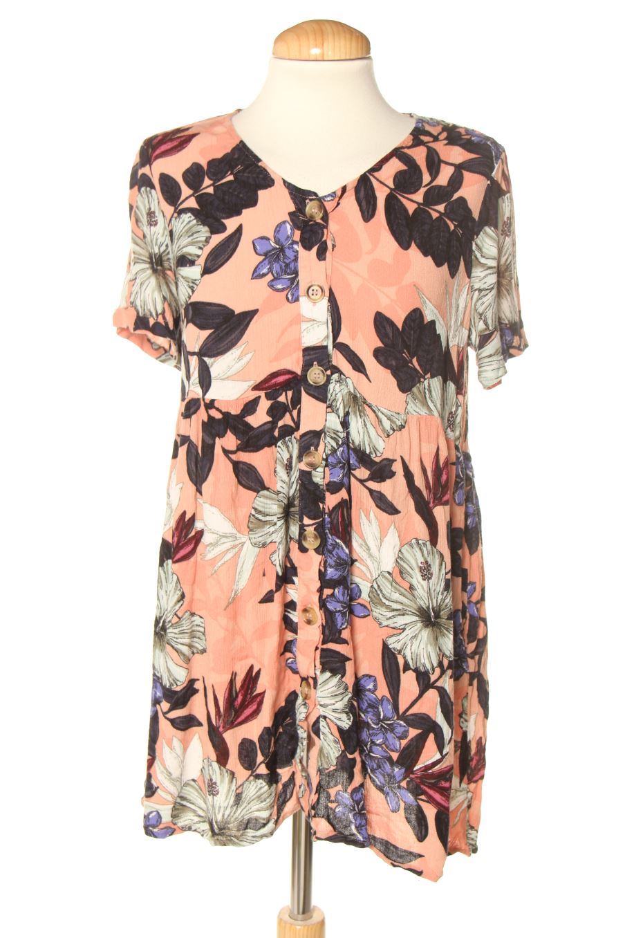 Blouse à manches courtes Vero moda de la taille M, de couleur fleurs