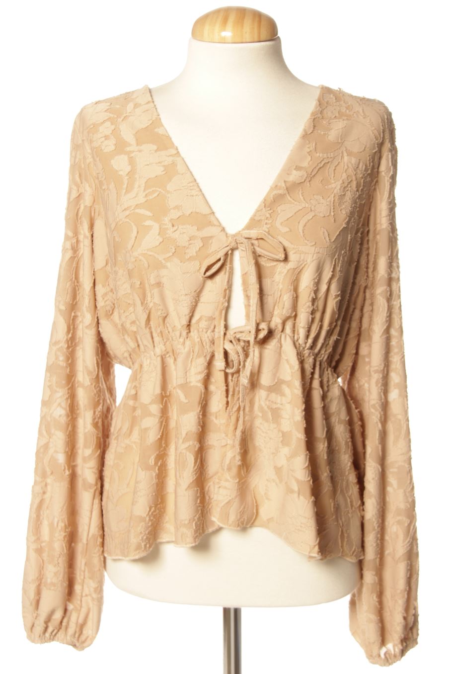 Blusa a maniche lunghe de NA-KD de la talla S, de color stampato