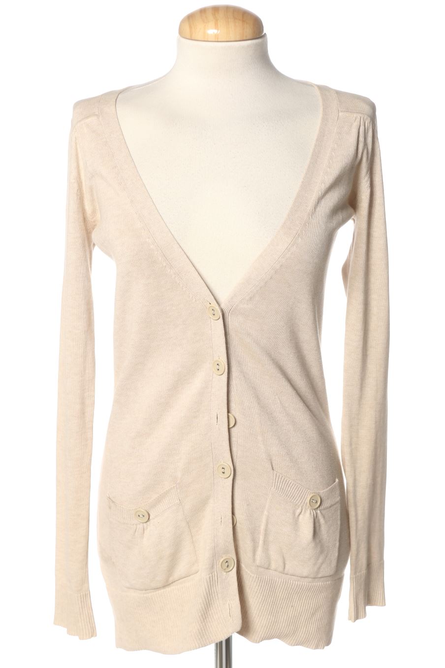 Gilet Pull & Bear de la taille S, de couleur beige