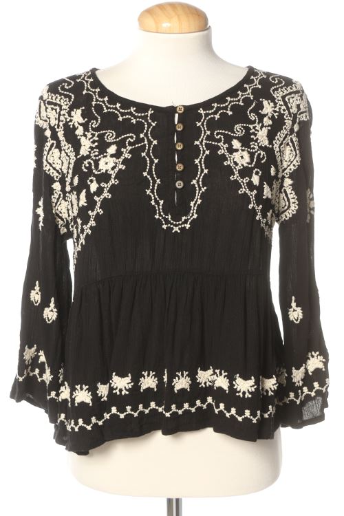 Blusa a maniche lunghe
