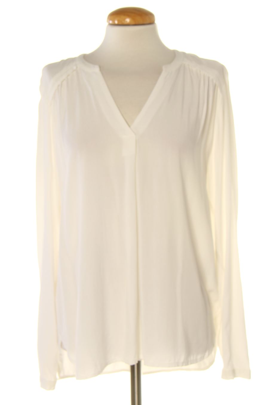 Langärmelige Bluse von Camaieu Größe 40, Farbe Weiss, für