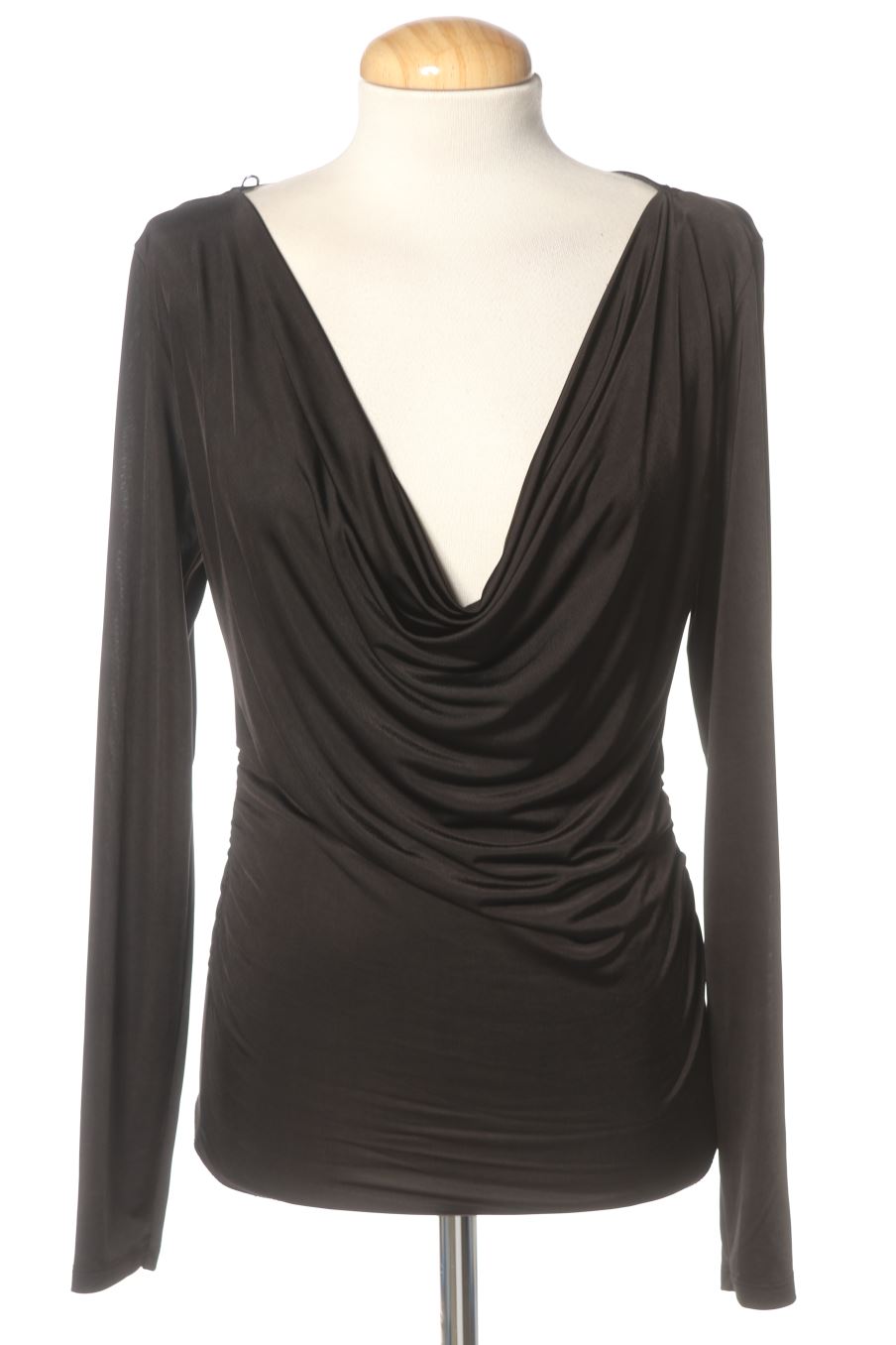 Blusa a maniche lunghe de Stradivarius de la talla M, de color nero