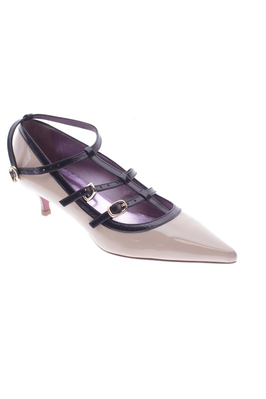 Zapatos de tacon de Ursula Mascaro de la talla 39, de color beige de