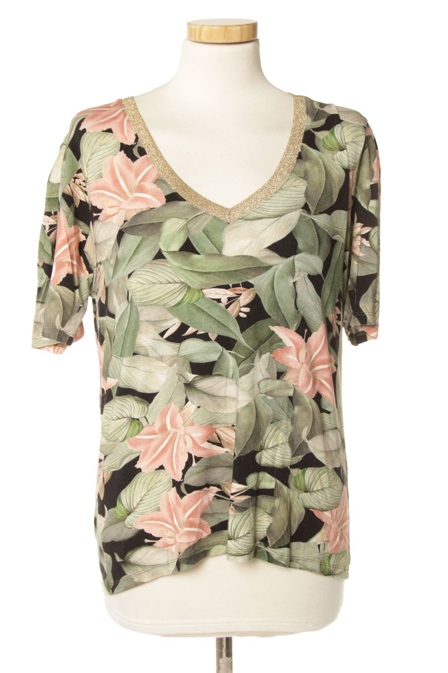 T-shirt Kaporal de la taille L, de couleur fleurs
