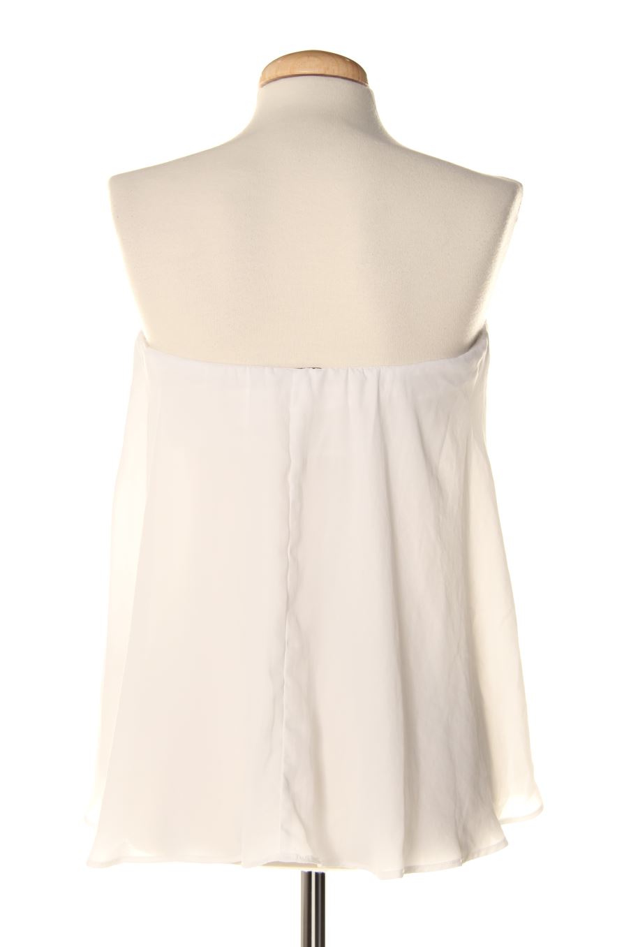 Top Bershka de la taille L, de couleur blanc