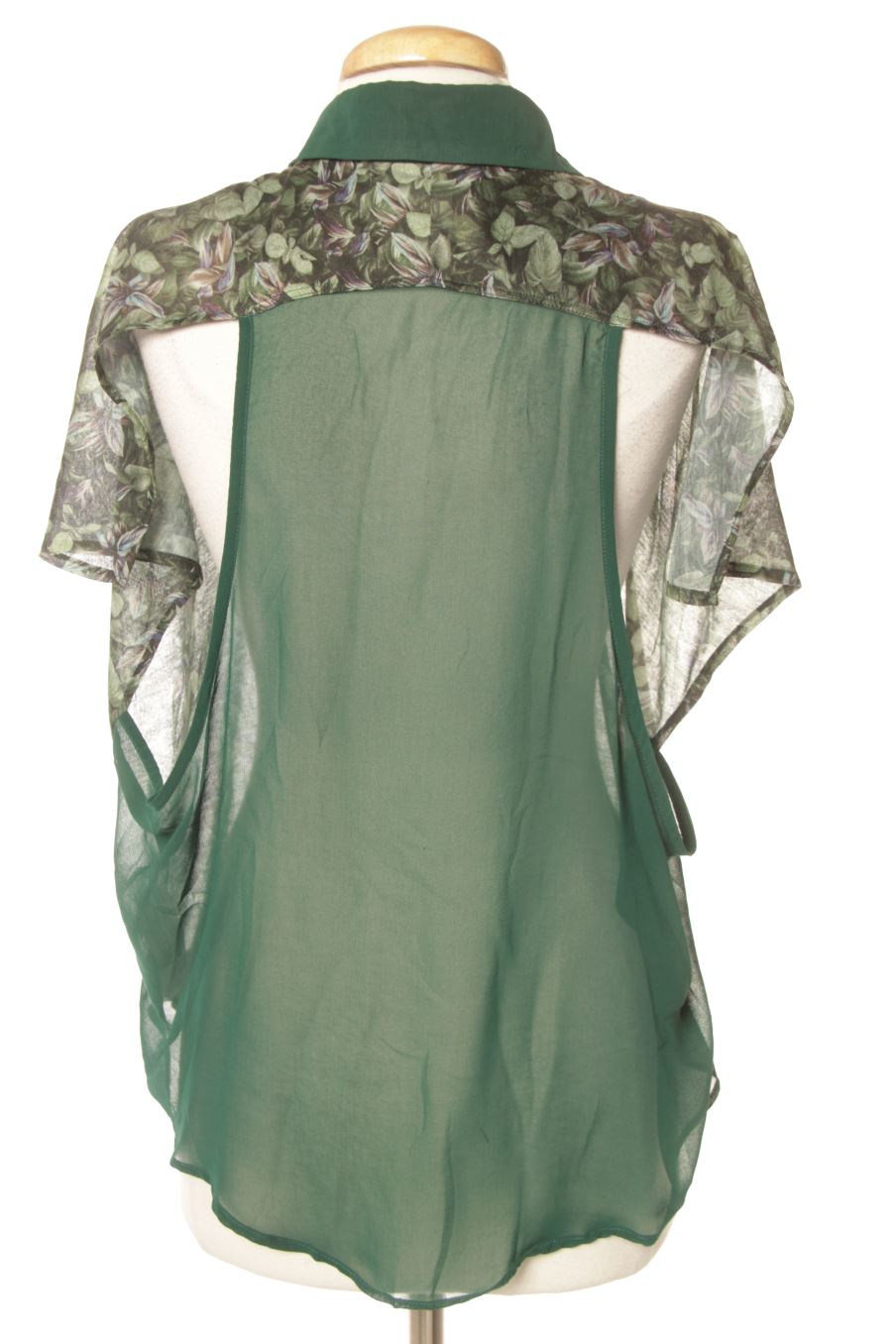 Chemise trf (ZARA) de la taille S, de couleur vert