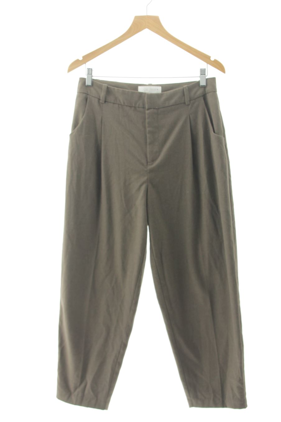 Pantalón de Zara de la talla M, de color marrón