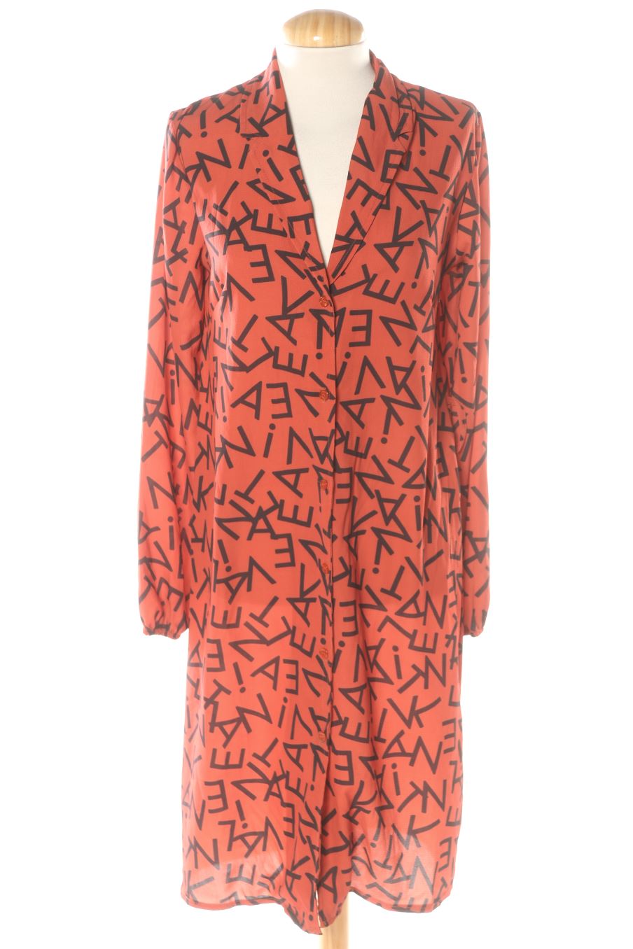 Vestido casual de Valentina de la talla M, de color naranja