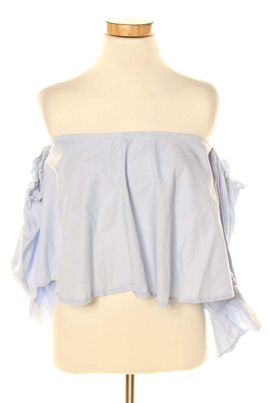 Blouse à manches longues Trafaluc de la taille M, de couleur bleu
