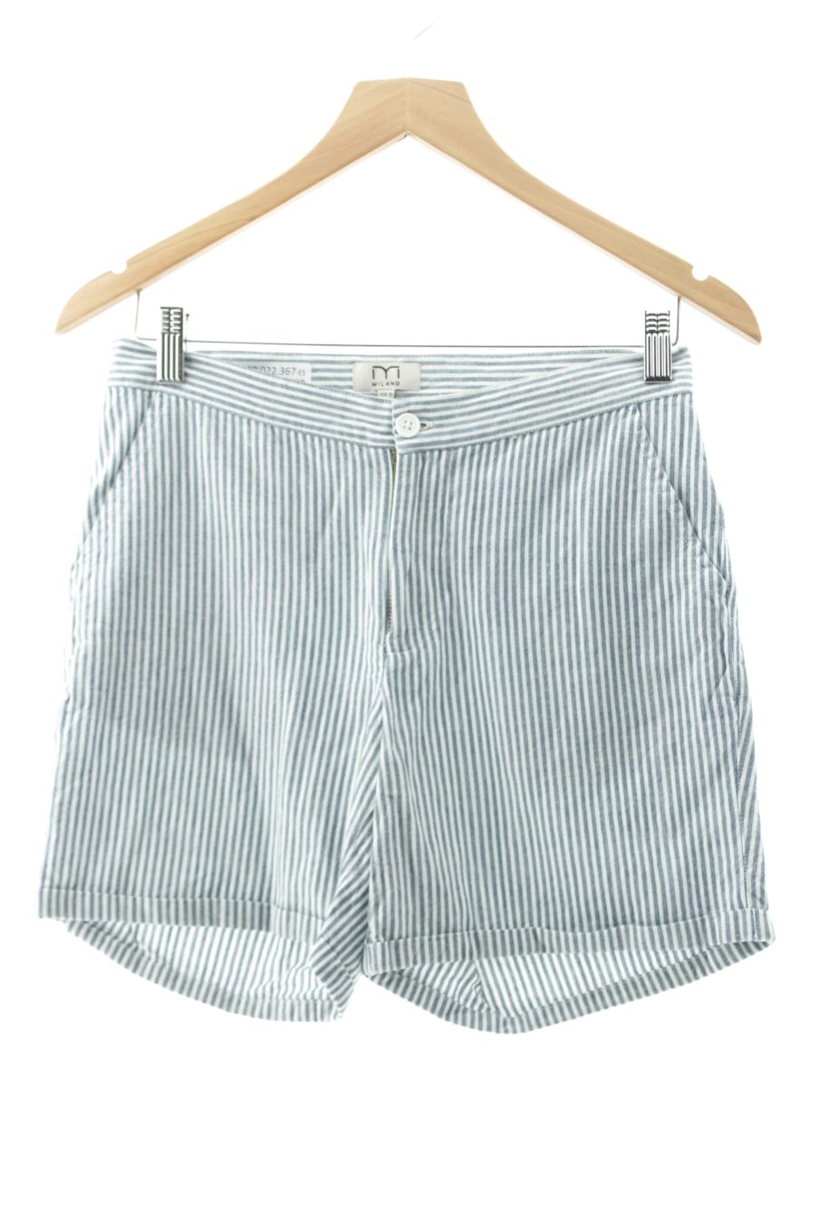 Pantalón corto de Milano de la talla 38, de color rayas