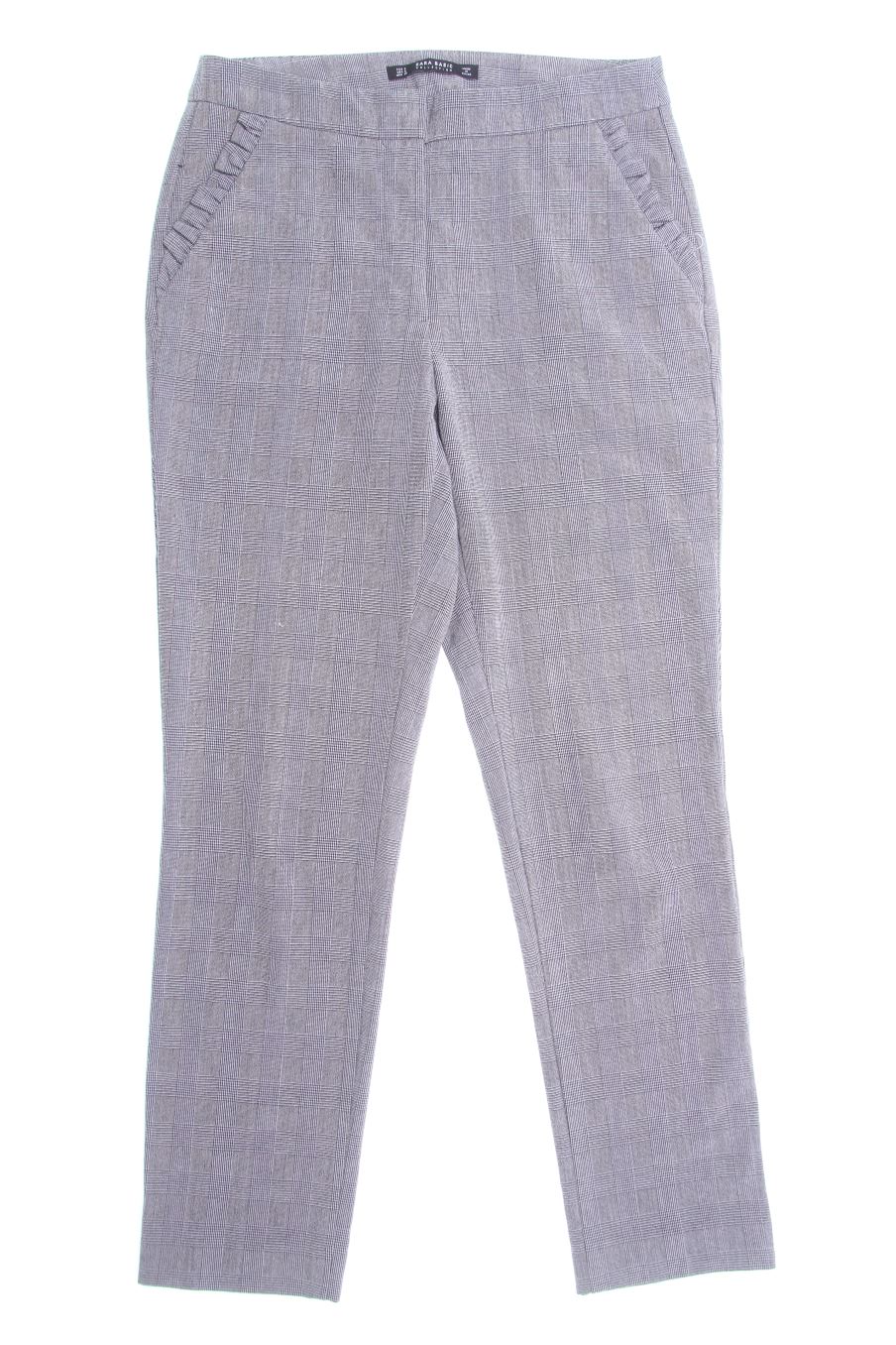 Pantalones de Zara de la talla S, de color cuadros