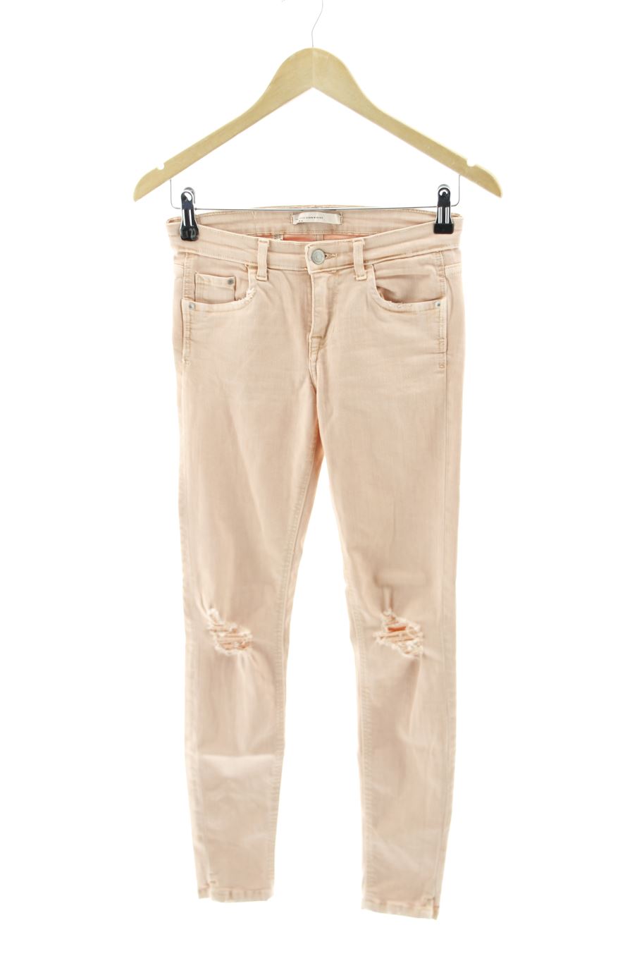 Jeans Trafaluc de la taille 34, de couleur marron de denim
