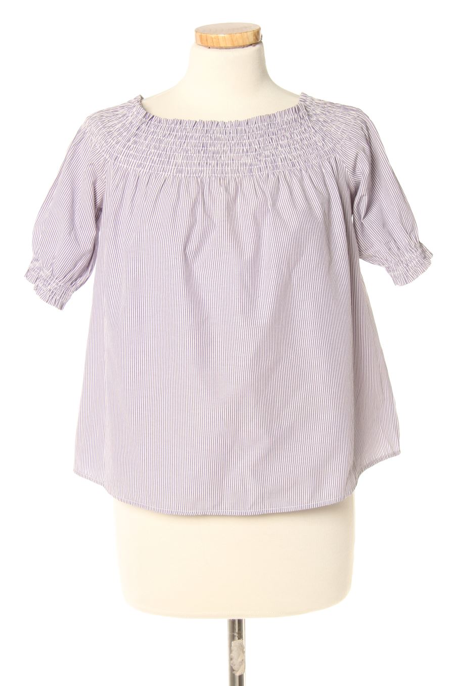 Blouse à manches courtes Bershka de la taille S, de couleur rayures