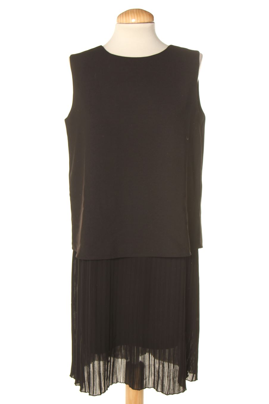 Vestido casual de Mango de la talla S, de color negro