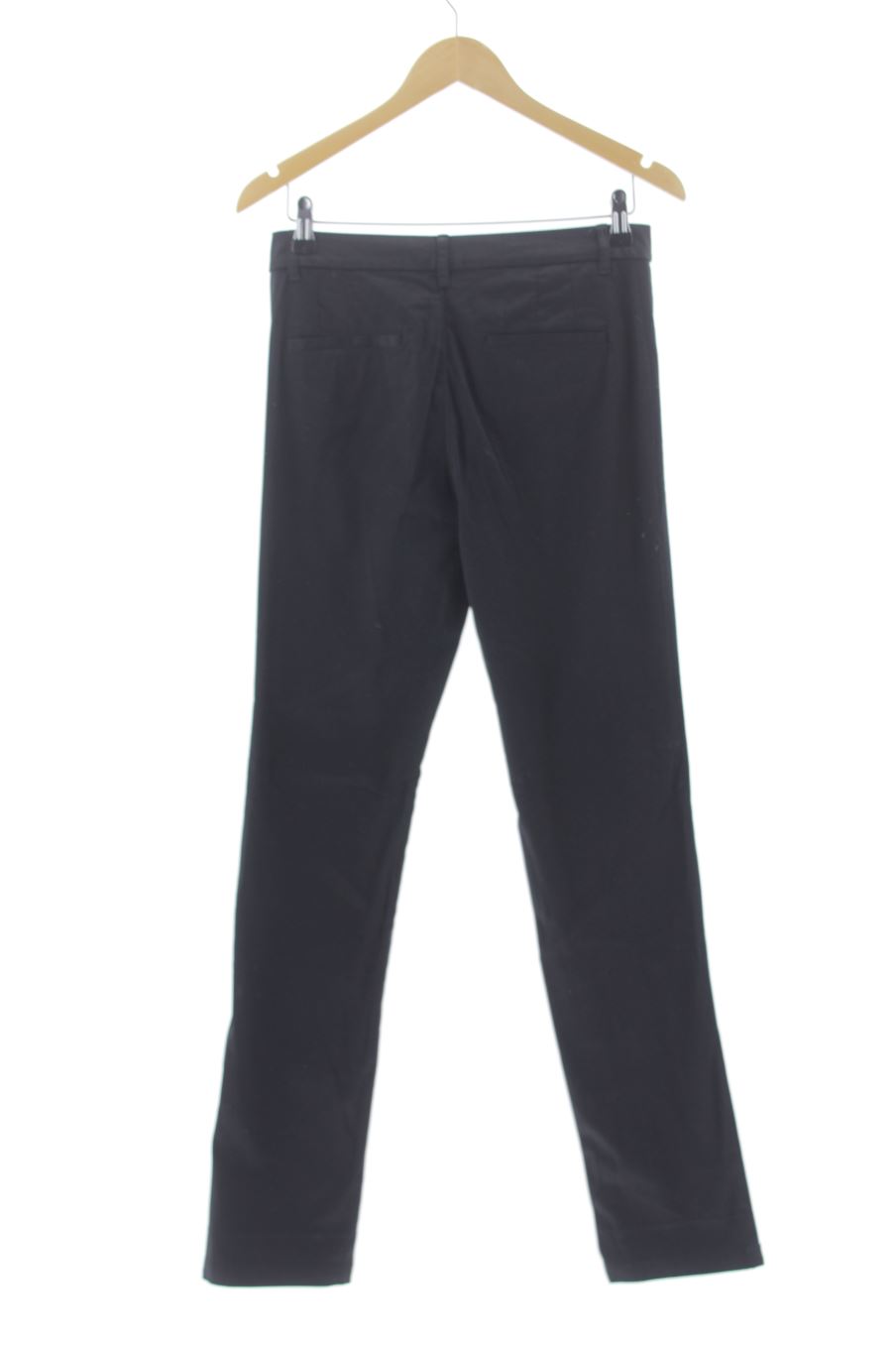 Pantalón de Mango de la talla 38, de color negro