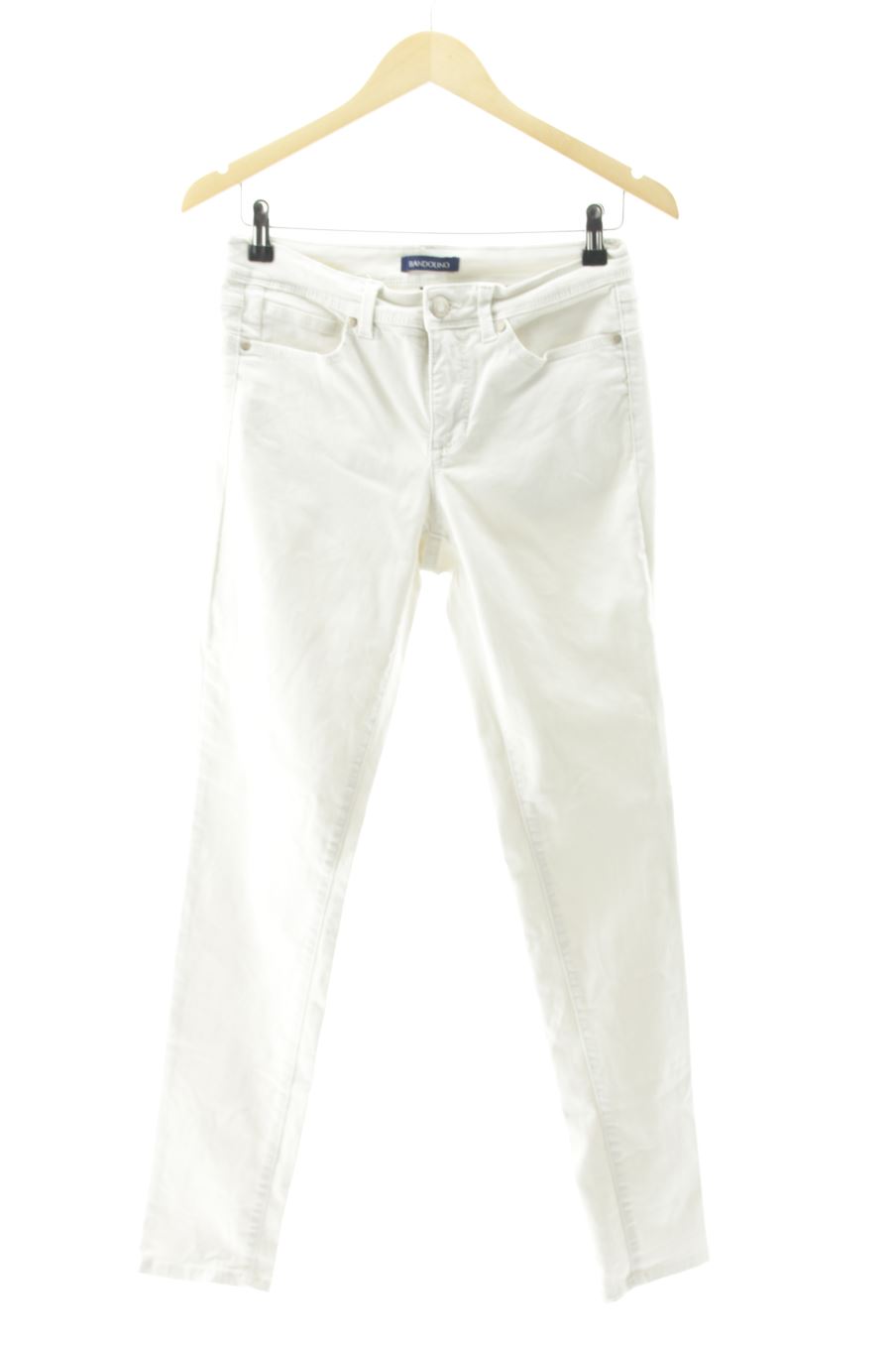 Jeans BANDOLINO de la taille 38, de couleur blanc de denim
