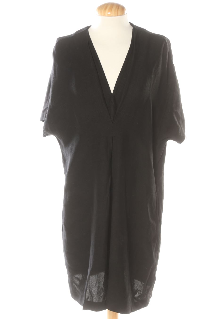 Robe casual Massimo Dutti de la taille L, de couleur noir