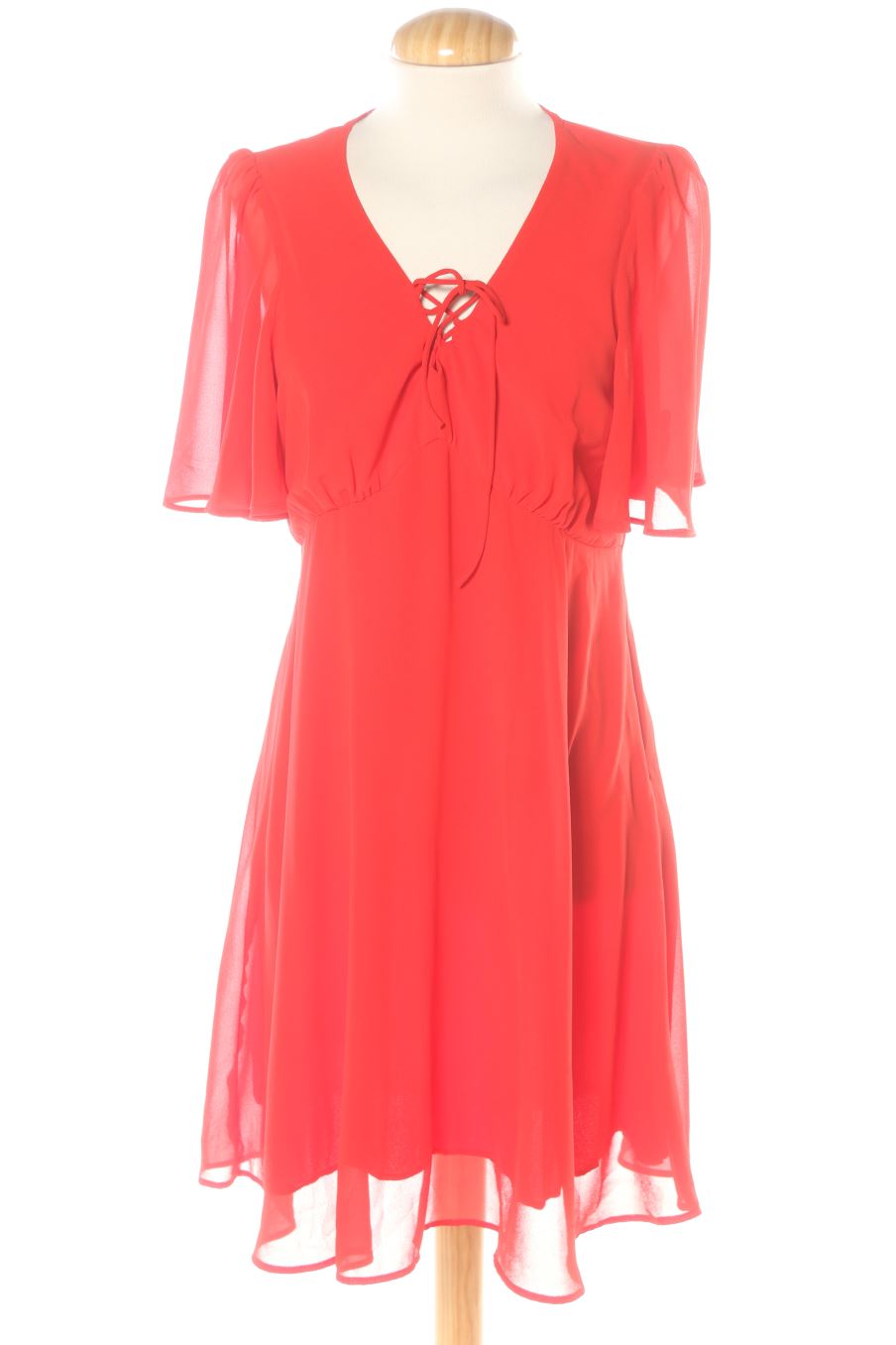 Vestito casual de Naf Naf de la talla 38, de color rosso