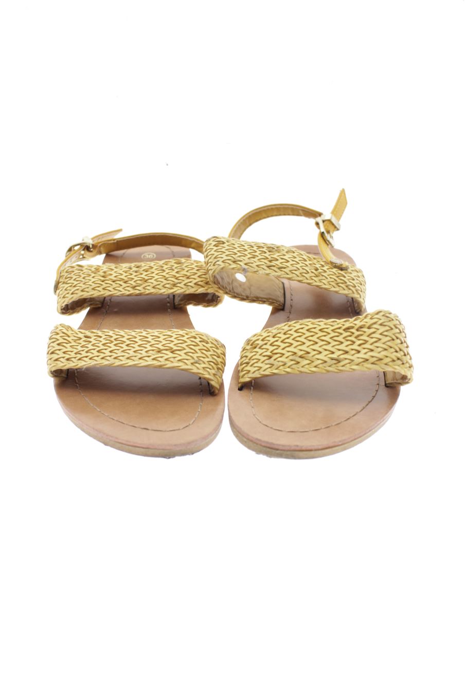 Sandalias planas de Bosanova de la talla 36, de color mostaza de