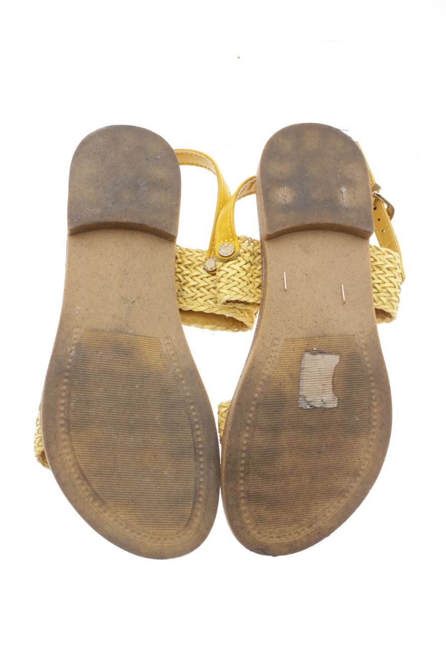 Sandalias planas de Bosanova de la talla 36, de color mostaza de