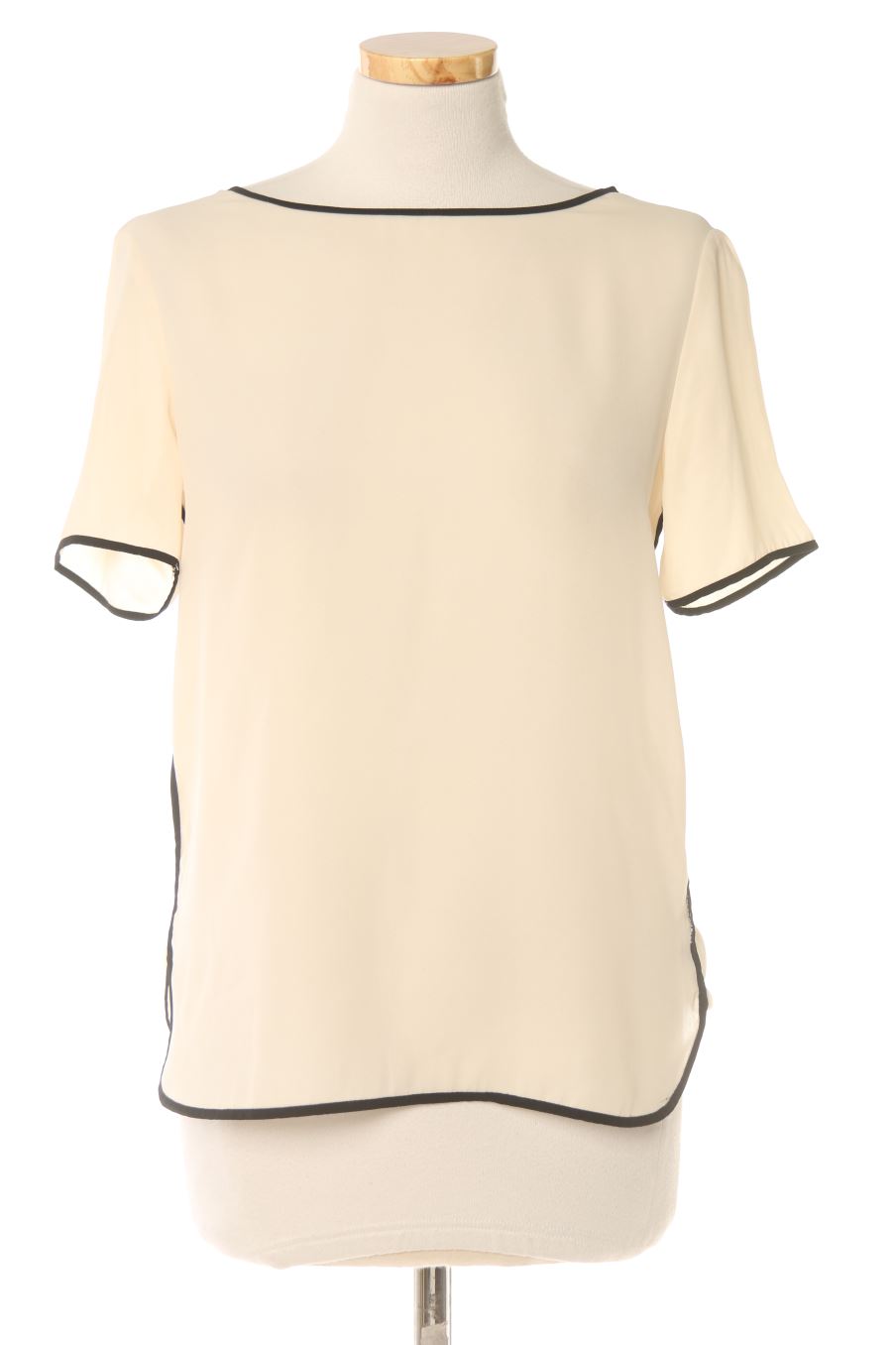 Blouse à manches courtes Forever 21 de la taille S, de couleur beige