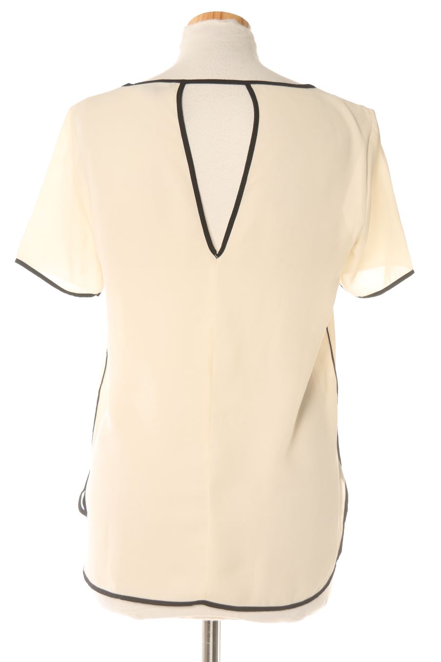 Blouse à manches courtes Forever 21 de la taille S, de couleur beige