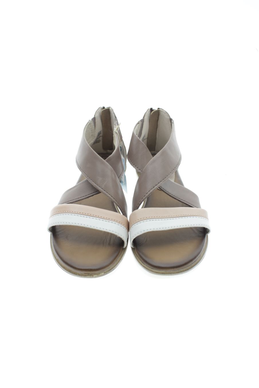 Sandalias planas de Jana de la talla 39, de color gris de
