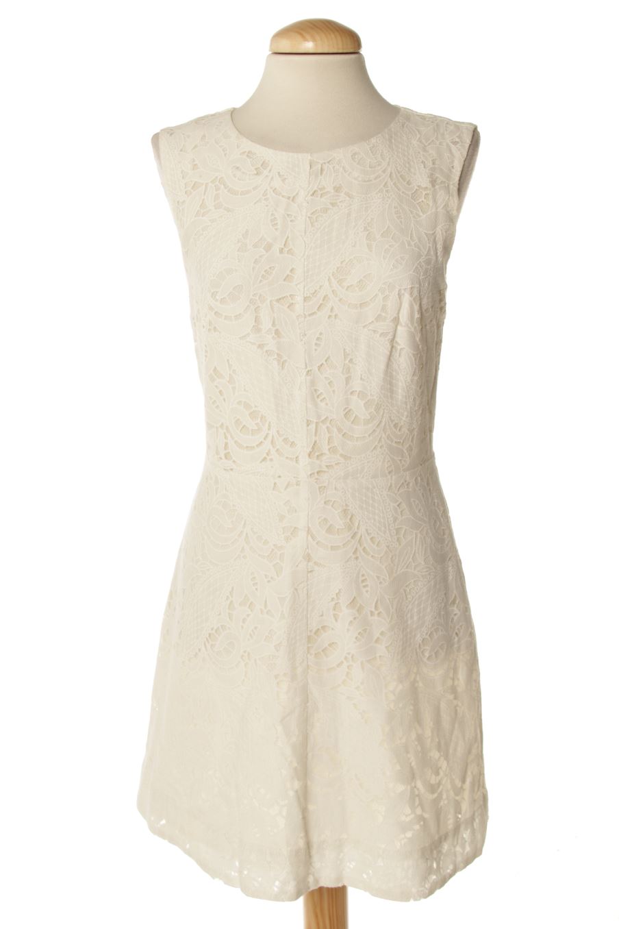 Robe casual H&M de la taille 38, de couleur blanc
