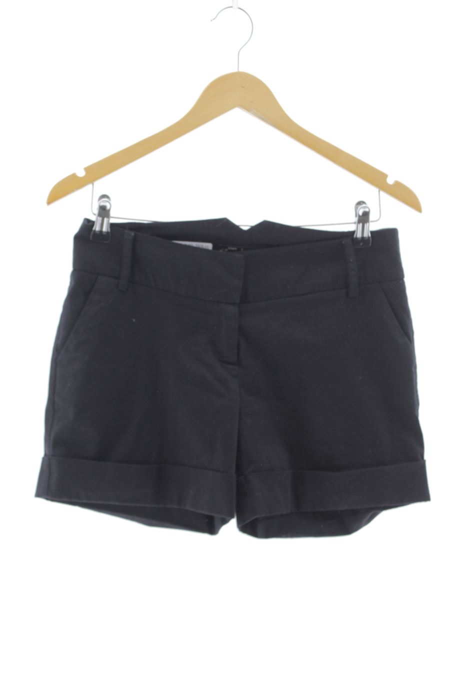 Shorts Stradivarius de la taille 34, de couleur noir