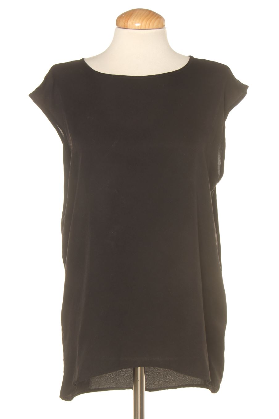 Kurzärmelige Bluse von Jacqueline De Yong Größe 36, Farbe Schwarz, für