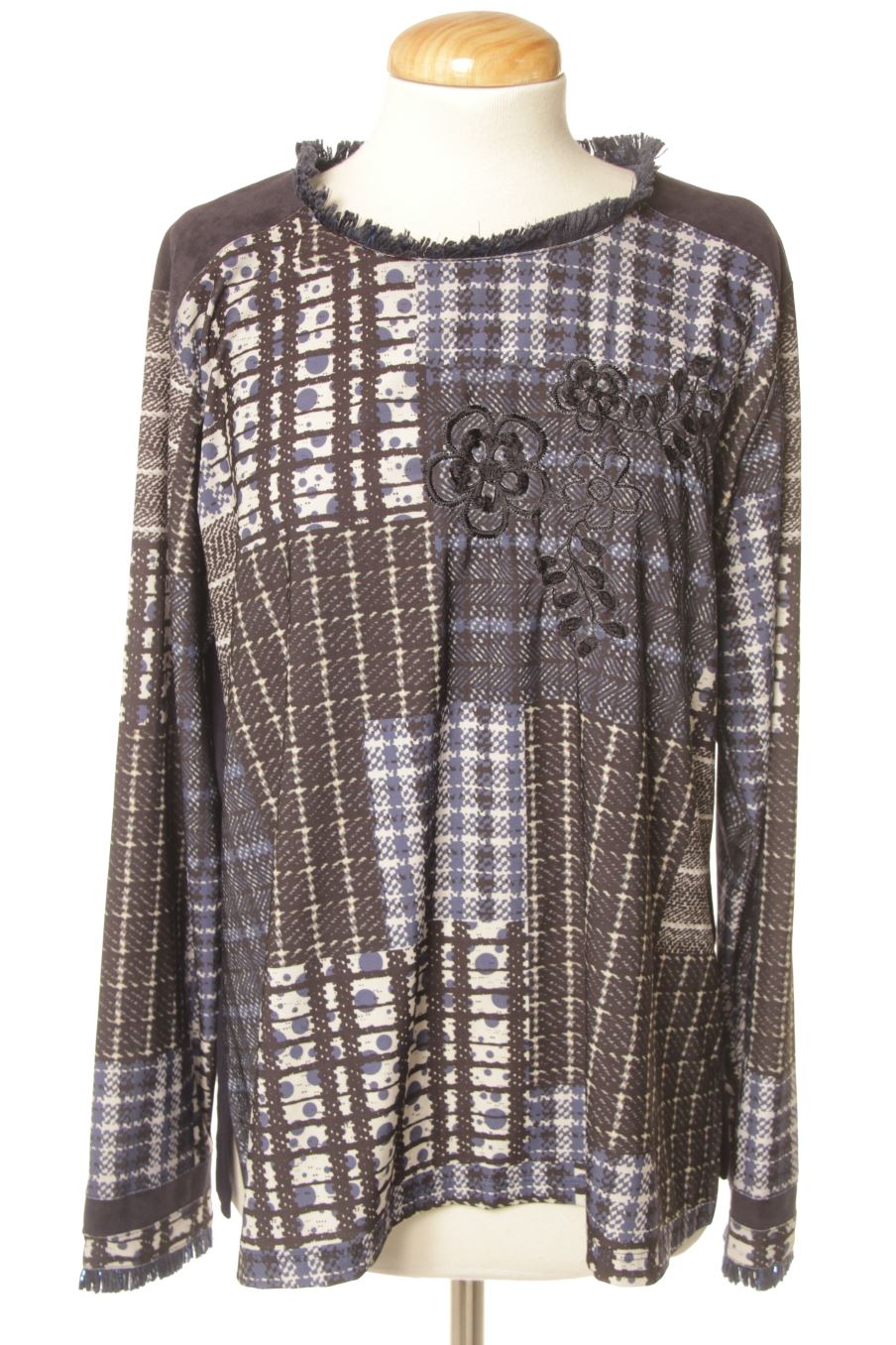Blouse à manches longues Punt roma de la taille L, de couleur imprimés