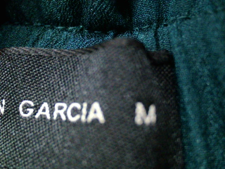 Pantalón de Purificación García de la talla M, de color verde