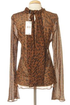 Blusa de manga larga L Mango