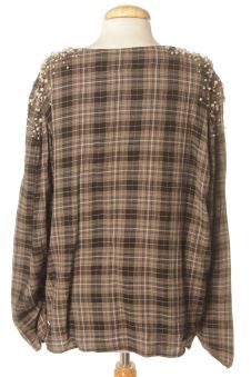 Blouse à manches longues XL Anthropologie