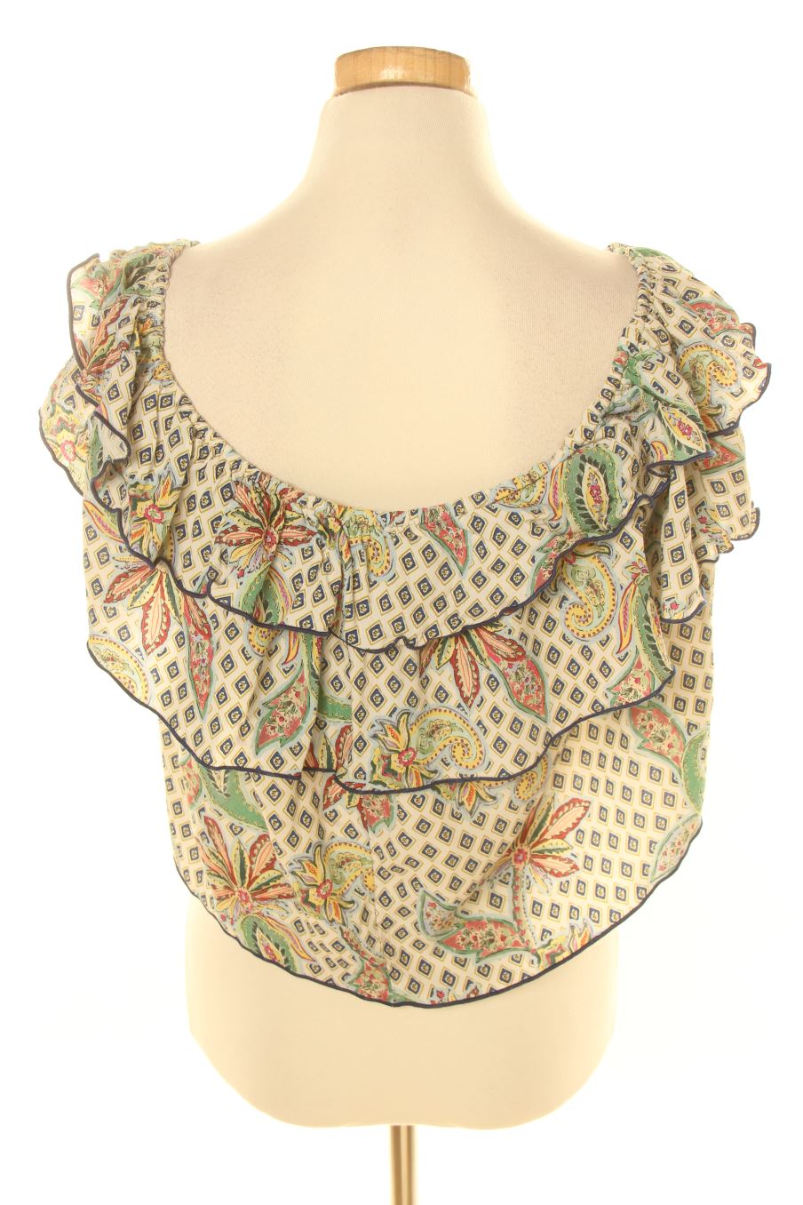 Blusa de manga corta de Zara de la talla M, de color estampado