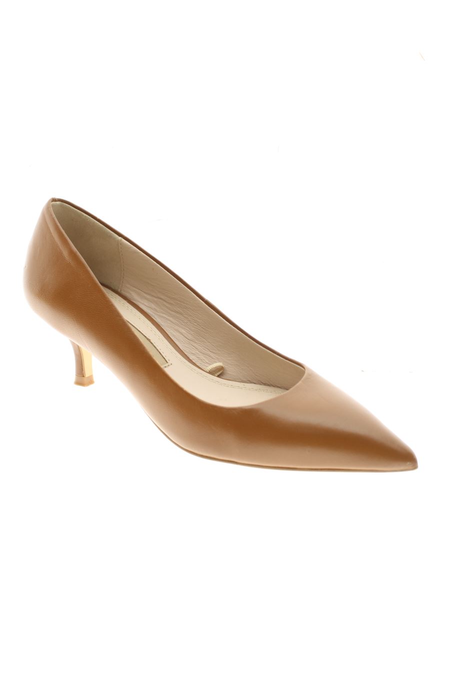 Zapatos de tacon de Zara de la talla 35, de color marrón de