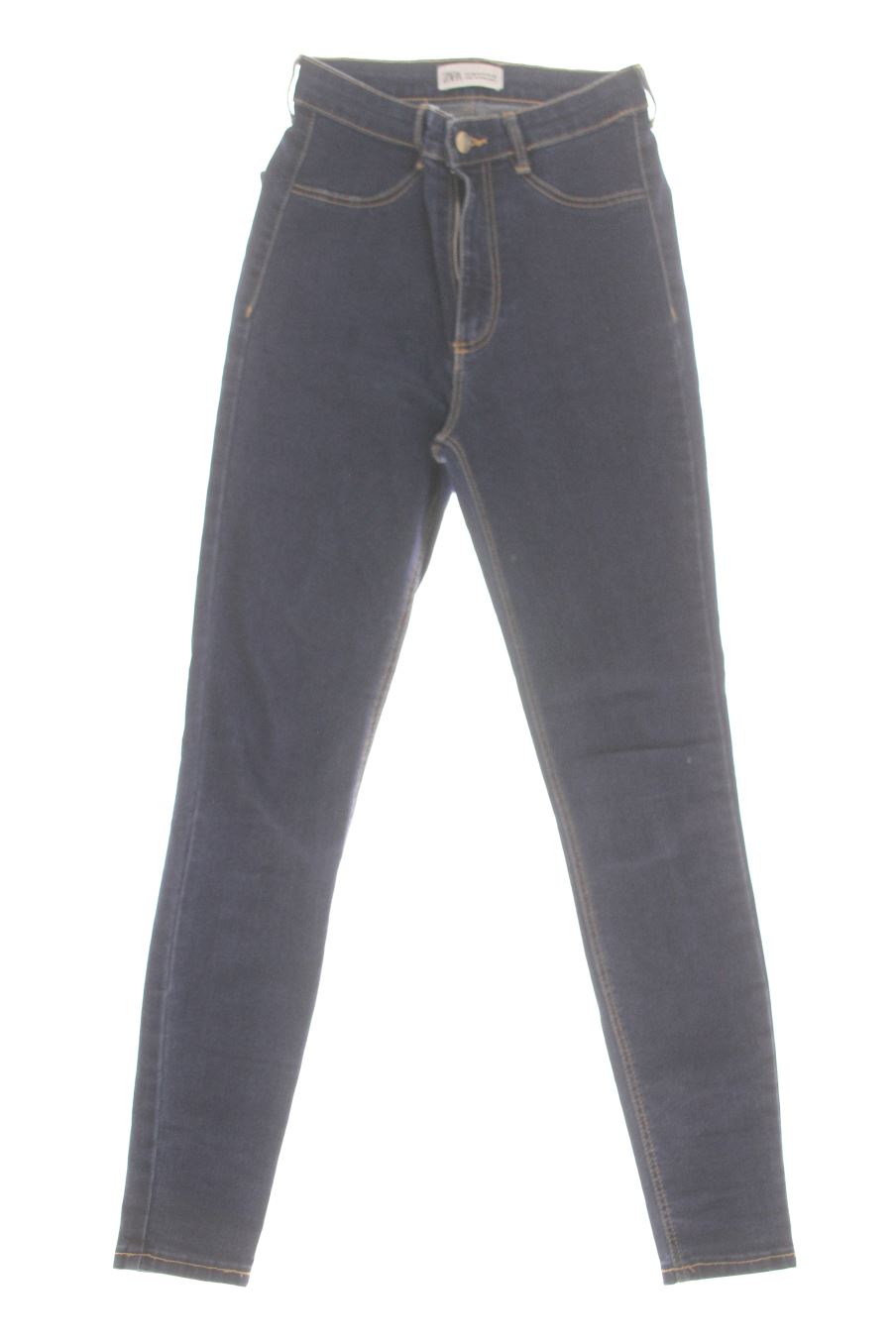 Vaqueros de Zara de la talla 38, de color azul de ropa vaquera