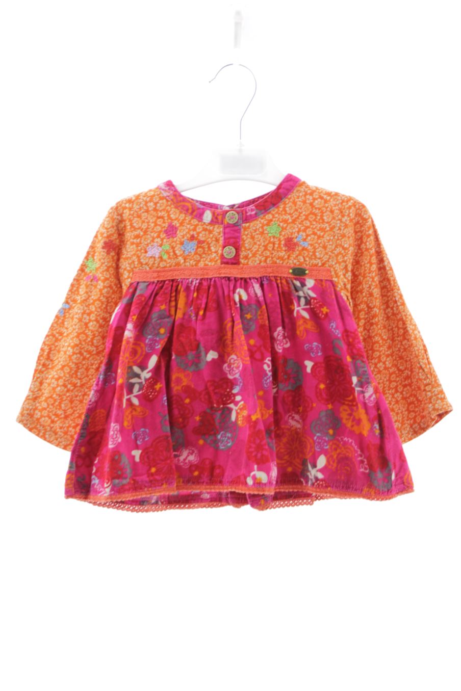 Blusa de manga larga de Catimini de la talla 18 meses de pana de segunda mano