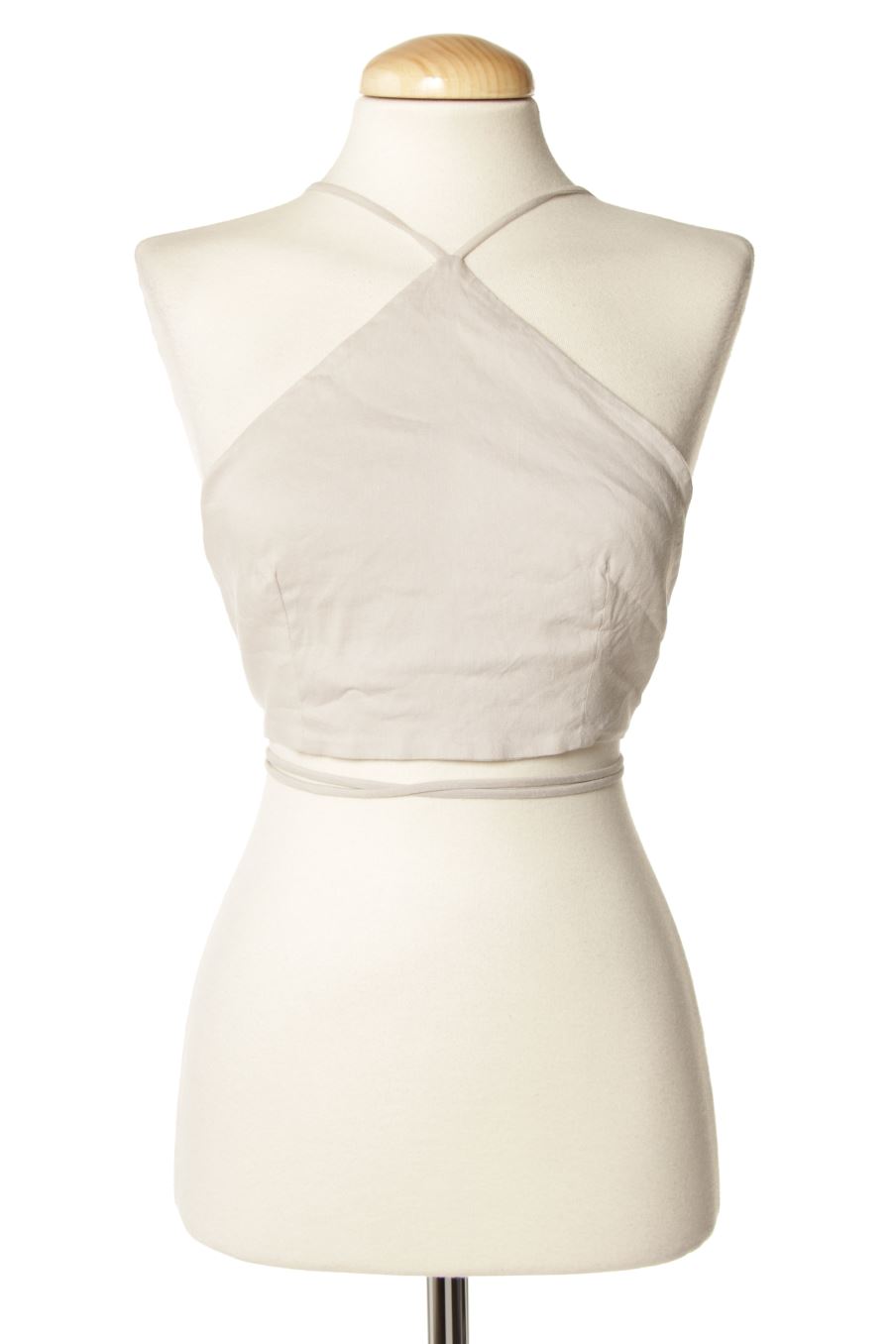 Top de Zara de la talla XS, de color gris