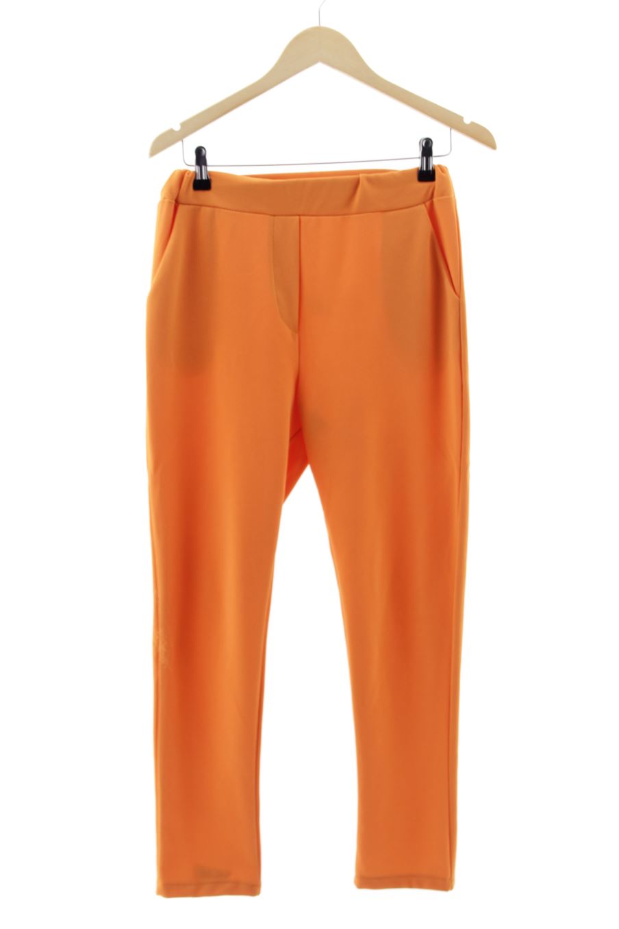 Pantalón Casual de Made in italy de la talla M, de color naranja