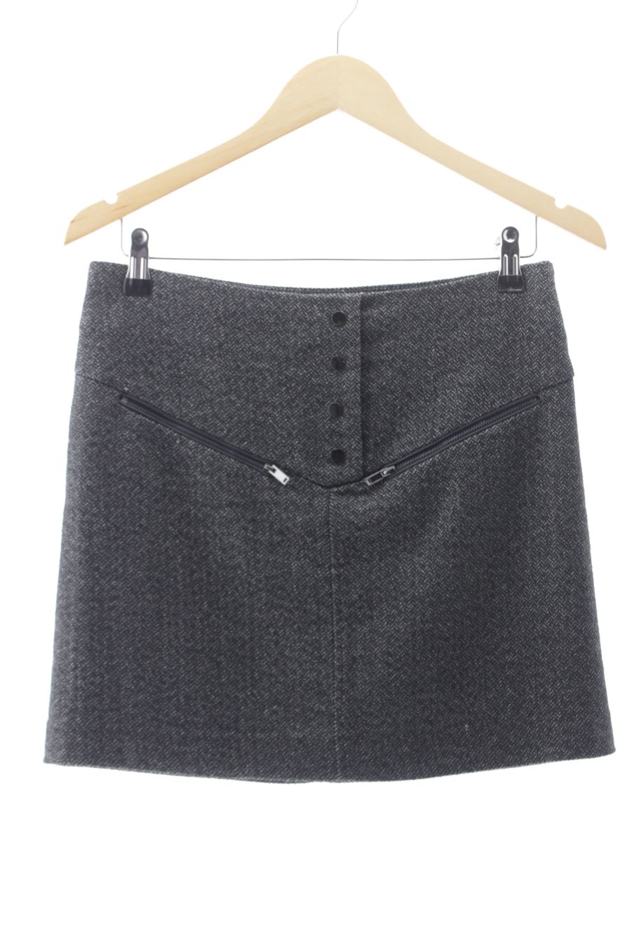 Jupe Miss LIBERTO de la taille 36, de couleur gris