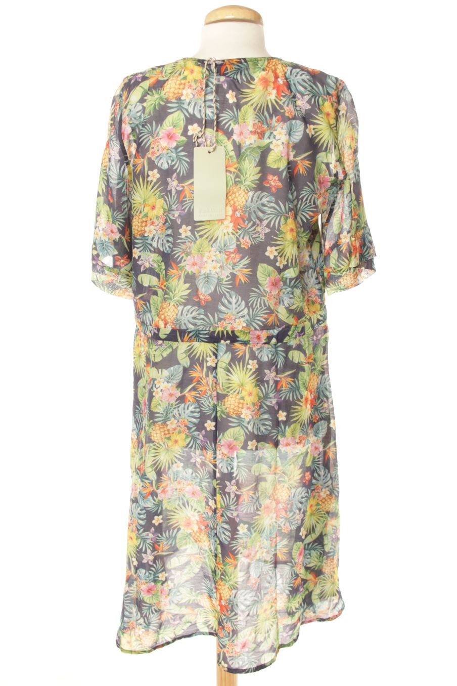 Vestido casual de Black Coral de la talla L, de color flores