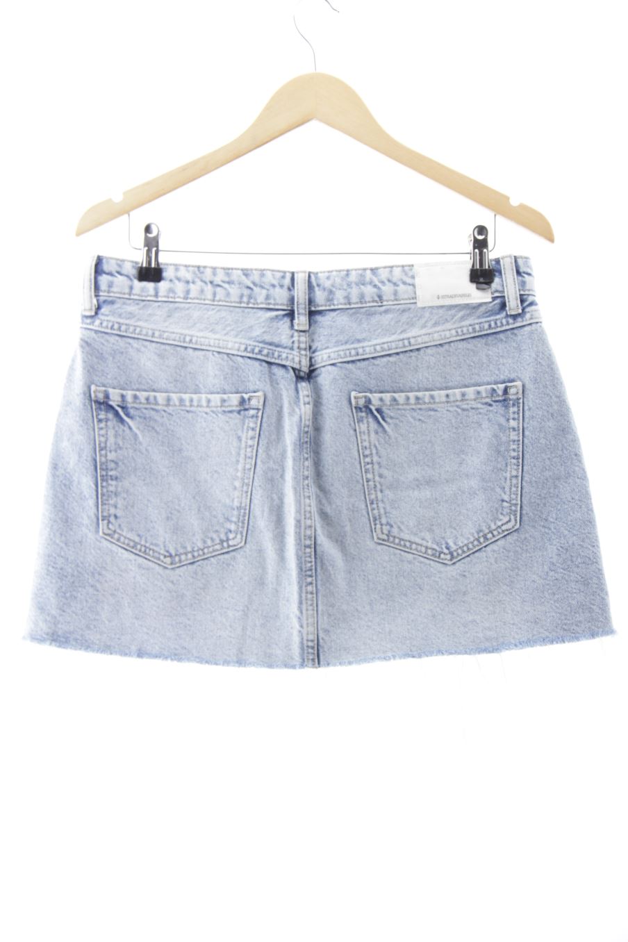Jupe Stradivarius de la taille 40, de couleur bleu de denim